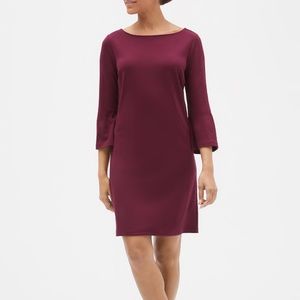 Gap Bell-Sleeve Ponte Shift Dress